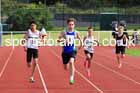 Boys Under-13s 200 metres, 2023 Northern Under-13s, Under-15s and Under-17s, Middlesbrough.  Photo: David T. Hewitson/Sports for All Pics